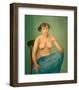 Torso with Blue Cloth-Félix Vallotton-Framed Giclee Print