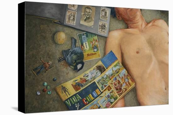 Torso with Objets-Fernando Aznar Cenamor-Stretched Canvas