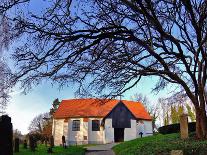 Baltic Sea Island of Hiddensee, Cloister, Village Church and Cemetery Island-Torsten Elger-Framed Photographic Print