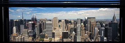 View over Manhattan, New York-Torsten Hoffman-Framed Art Print