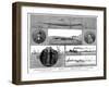 Torsten Nordenfeldt's Steam-Powered Submarine, 1885-null-Framed Giclee Print