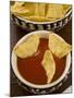 Tortilla Chips with Chili Sauce, Mexican Food, Mexico, North America-Nico Tondini-Mounted Photographic Print