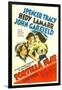 TORTILLA FLAT, from left: Spencer Tracy, John Garfield, Hedy Lamarr, 1942.-null-Framed Art Print