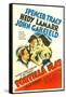 TORTILLA FLAT, from left: Spencer Tracy, John Garfield, Hedy Lamarr, 1942.-null-Framed Stretched Canvas