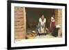 Tortilla Maker, Mexico-null-Framed Premium Giclee Print