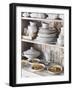 Tortilla Soup with Courgette, Tomatoes and Avocado on a Kitchen Dresser - Conde Nast Collection-null-Framed Photographic Print