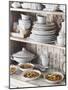 Tortilla Soup with Courgette, Tomatoes and Avocado on a Kitchen Dresser - Conde Nast Collection-null-Mounted Photographic Print