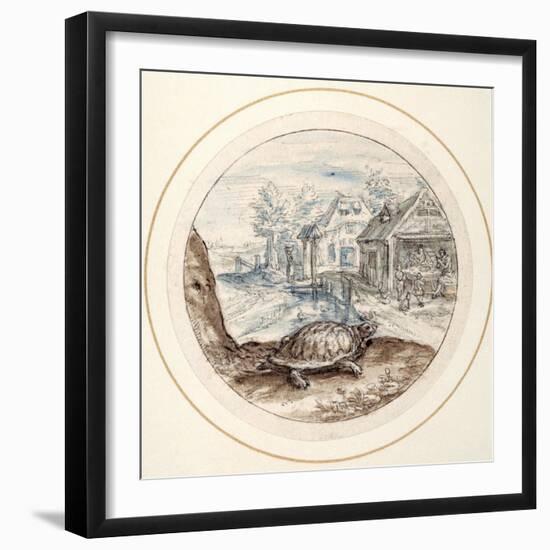 Tortoise, Early 17th Century-Crispin I De Passe-Framed Giclee Print