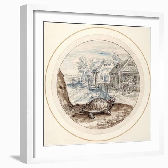 Tortoise, Early 17th Century-Crispin I De Passe-Framed Giclee Print