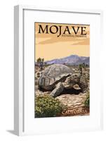 Tortoise - Mojave National Preserve, California-Lantern Press-Framed Art Print