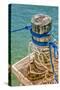 Tortola, British Virgin Islands. Nautical Ropes. Digitally Altered-Janet Muir-Stretched Canvas