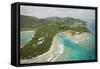 Tortola Coastline East of Road Town-Macduff Everton-Framed Stretched Canvas