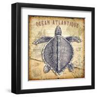 Tortue-Bruno Pozzo-Framed Art Print