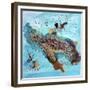 Tortuga Gold-Lauren Moss-Framed Giclee Print