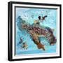 Tortuga Gold-Lauren Moss-Framed Giclee Print