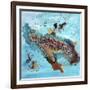 Tortuga Gold-Lauren Moss-Framed Giclee Print