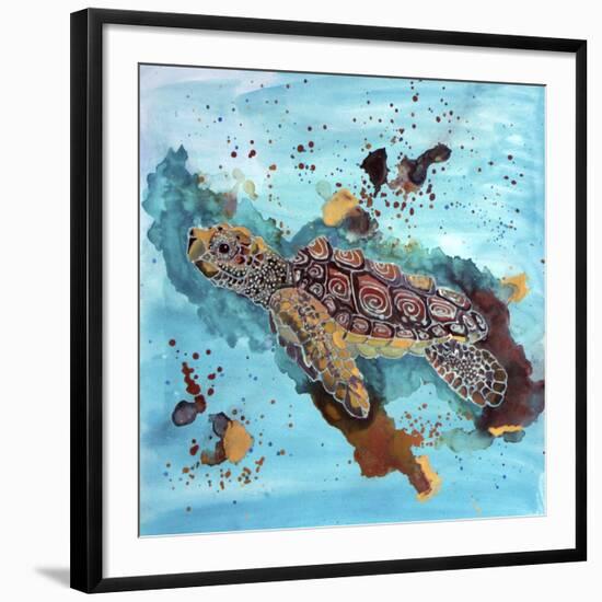 Tortuga Gold-Lauren Moss-Framed Giclee Print