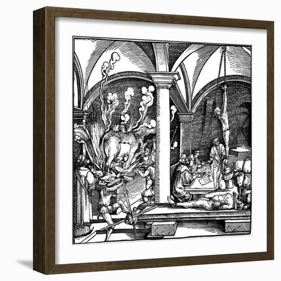 Torture, 1532-Hans Holbein the Younger-Framed Giclee Print