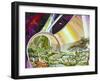 Torus Wheel Settlement Interior-Rick Guidice-Framed Giclee Print