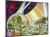 Torus Wheel Settlement Interior-Rick Guidice-Mounted Giclee Print