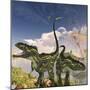 Torvosaurus Dinosaurs on a Cliff Searching for Prey-Stocktrek Images-Mounted Art Print