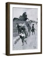 Tory Refugees on Their Way to Canada, Illustration from "Colonies and Nation" by Woodrow Wilson-Howard Pyle-Framed Giclee Print