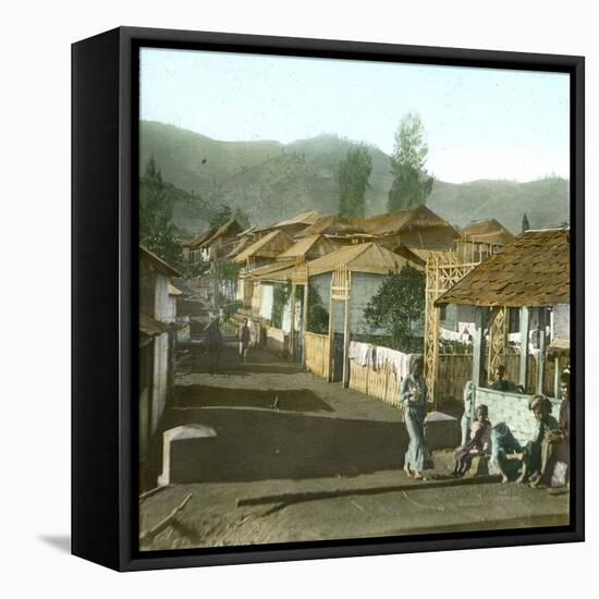 Tosari (Island of Java, Indonesia), the Entrance of the Village, around 1900-Leon, Levy et Fils-Framed Stretched Canvas