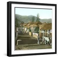 Tosari (Island of Java, Indonesia), the Entrance of the Village, around 1900-Leon, Levy et Fils-Framed Photographic Print