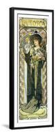 Tosca Opera With Sara Bernhardt-Alphonse Mucha-Framed Premium Giclee Print