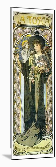 Tosca Opera With Sara Bernhardt-Alphonse Mucha-Mounted Premium Giclee Print