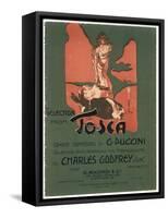 Tosca, the Death of Scarpia-Adolfo Hohenstein-Framed Stretched Canvas