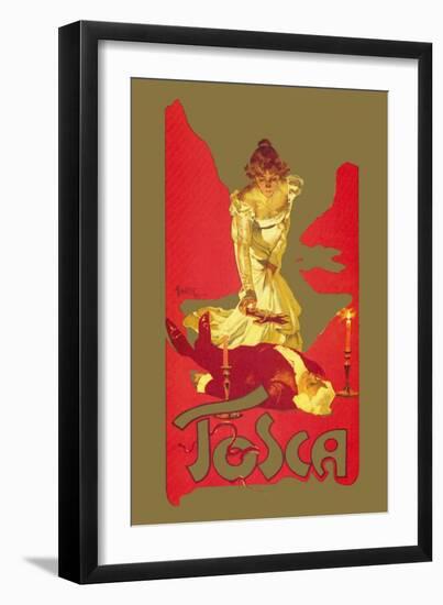 Tosca-Adolfo Hohenstein-Framed Art Print