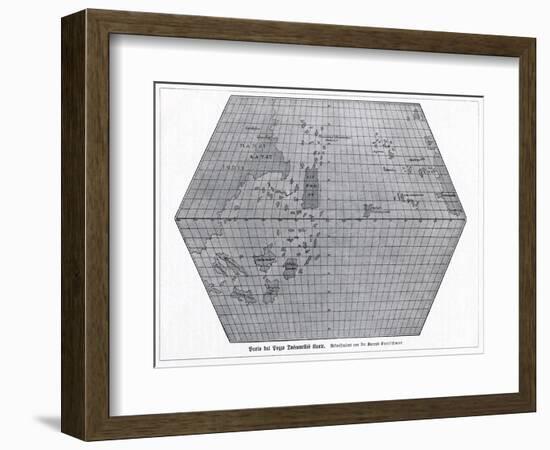 Toscanelli's World Map, 1474-CCI Archives-Framed Photographic Print