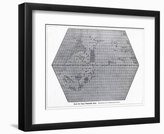 Toscanelli's World Map, 1474-CCI Archives-Framed Photographic Print