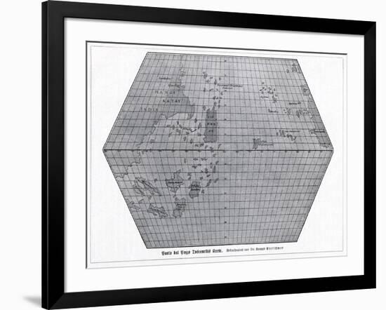 Toscanelli's World Map, 1474-CCI Archives-Framed Photographic Print