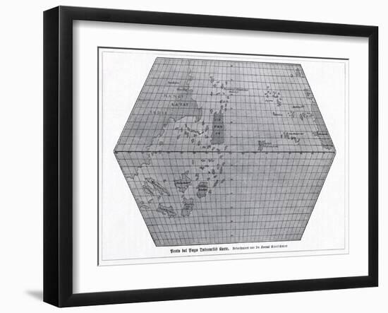 Toscanelli's World Map, 1474-CCI Archives-Framed Premium Photographic Print