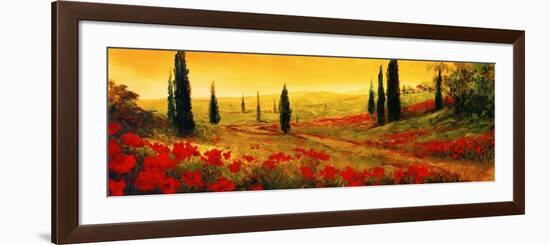 Toscano Panel I-Art Fronckowiak-Framed Premium Giclee Print