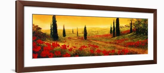 Toscano Panel I-Art Fronckowiak-Framed Premium Giclee Print