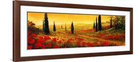 Toscano Panel I-Art Fronckowiak-Framed Premium Giclee Print