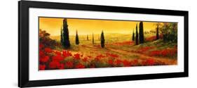 Toscano Panel I-Art Fronckowiak-Framed Premium Giclee Print