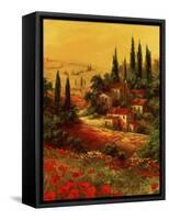 Toscano Valley I-Art Fronckowiak-Framed Stretched Canvas