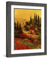 Toscano Valley I-Art Fronckowiak-Framed Art Print