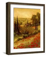 Toscano Valley II-Art Fronckowiak-Framed Art Print