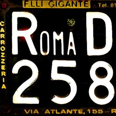 License Plate, Rome