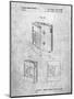 Toshiba Walkman Patent-Cole Borders-Mounted Art Print