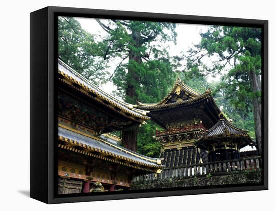 Tosho-Gu Temple Shrine-null-Framed Stretched Canvas