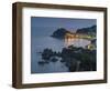 Tossa de Mar at Costa Brava in the evening-enricocacciafotografie-Framed Photographic Print