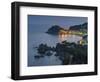 Tossa de Mar at Costa Brava in the evening-enricocacciafotografie-Framed Photographic Print