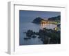 Tossa de Mar at Costa Brava in the evening-enricocacciafotografie-Framed Photographic Print