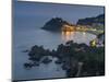 Tossa de Mar at Costa Brava in the evening-enricocacciafotografie-Mounted Photographic Print